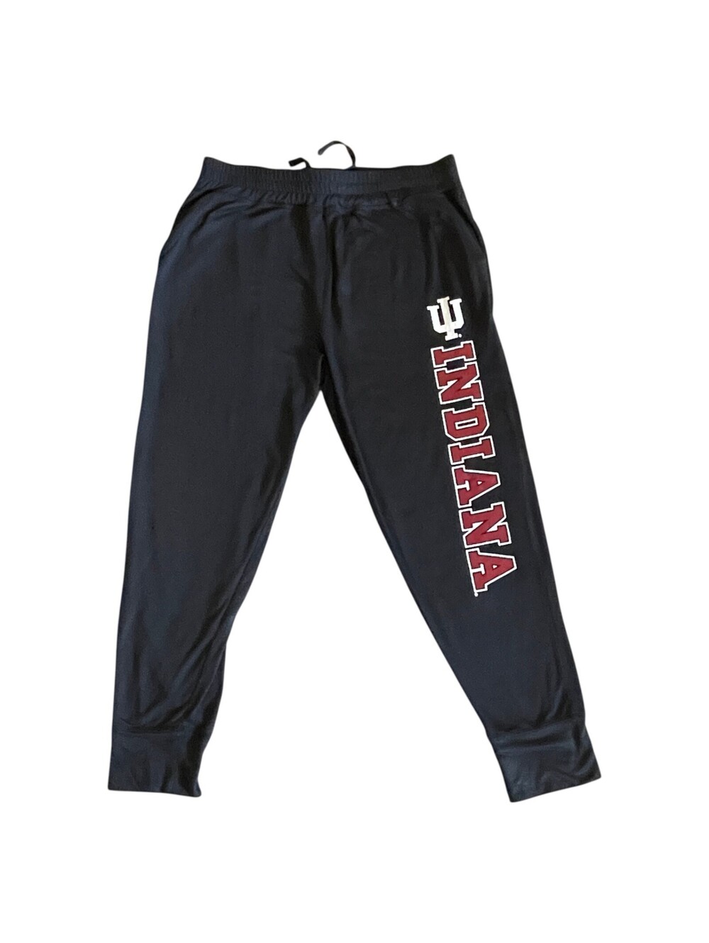 INDIANA HOOSIERS XL Pajama Lounge Pants Black PLEASE READ!